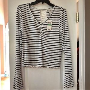 American Rag ensign blue  and white  shirt